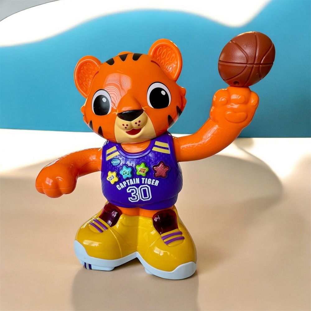 VTech Captain‎ Tiger Basketball Interactive Motorized Dancing Toy VT24342 Orange
